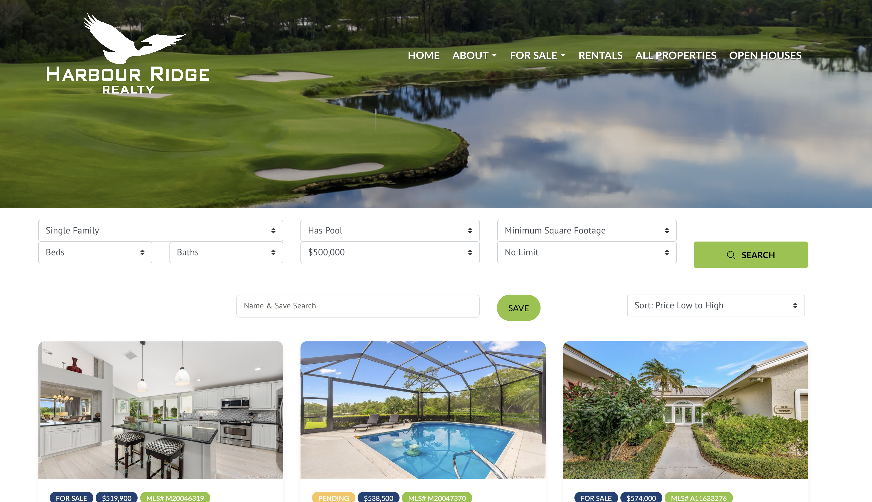 Harbour Ridge over 500 k